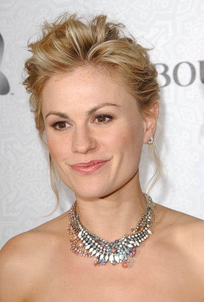 Full View True Blood Star Anna Paquin's Wedding Hairstyle A Blonde