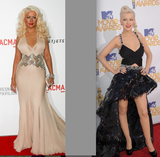 Christina Aguilera's New Fuller Figure -- 3 Months After the MTV Movie Awards