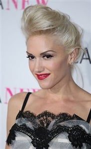 Gwen Stefani can always be counted on to wear red lipstick. 