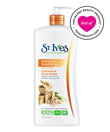 Best Body Lotion No. 13: St. Ives Nourish & Soothe Oatmeal & Shea Butter Body Lotion, $5.99
