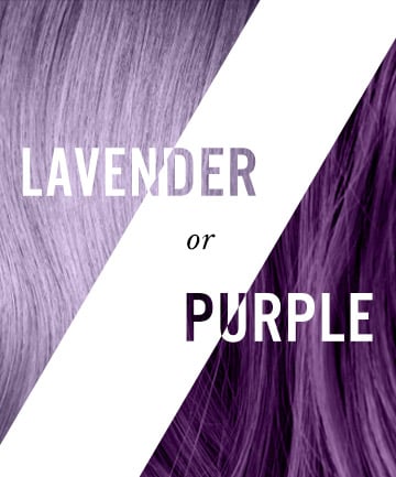 Colorful Hair: Lavender or Purple 