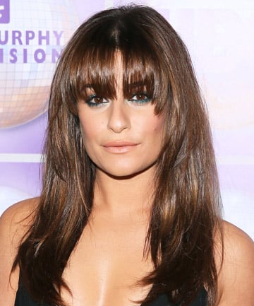 No. 23: Lea Michele's Layered Hair With Bangs
