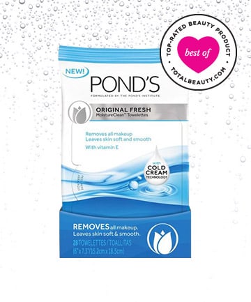 Best Face Wipe No. 8: Pond's Original Fresh Wet Cleansing Towelettes, $5.99