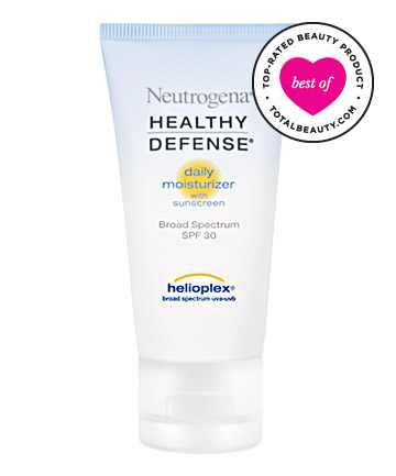Best Sunscreen for Your Face No. 12: Neutrogena Healthy Defense Daily Moisturizer With Sunscreen Broad Spectrum SPF 30, $13.99