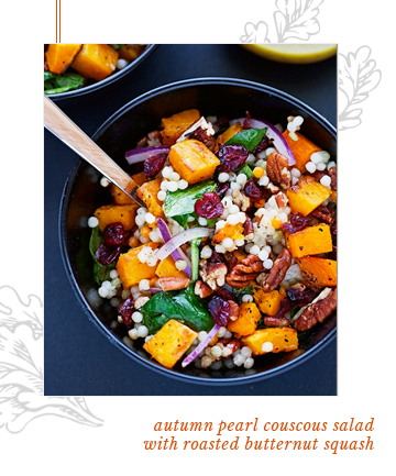 Pearl Couscous Salad With Roasted Butternut Squash