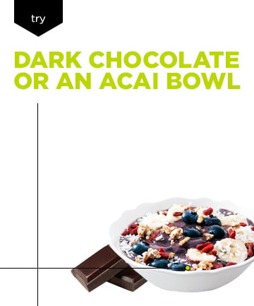 Healthy Skin Diet: Eat Dark Chocolate or an Acai Bowl Instead