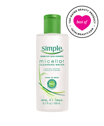 Best Makeup Remover No. 17: Simple Micellar Cleansing Water, $7.99