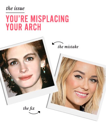 Perfect Eyebrows Sin No. 7: Your Arch Is in the Wrong Place
