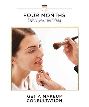 Four Months Before Your Wedding: Get a Makeup Consultation 