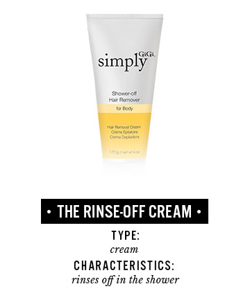 Hair Removal Products: The Rinse-Off Cream