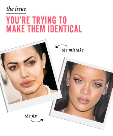 Perfect Eyebrows Sin No. 5: You're Trying to Make Your Eyebrows Identical