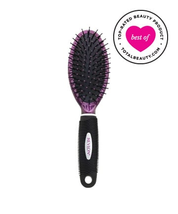 Best Hair Brush No. 5: Revlon Perfect Style Softness & Shine Purse Steel Pin Cushion Brush, $4.99