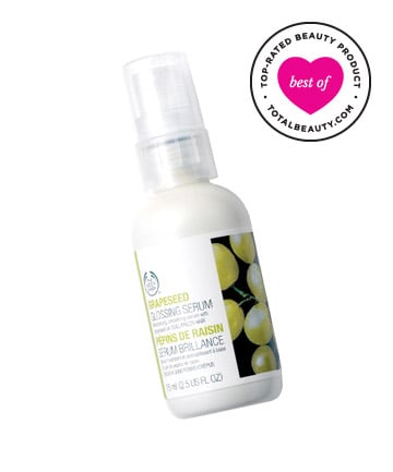 Best Shine Serums and Sprays No. 5: The Body Shop Grapeseed Glossing Serum, $12