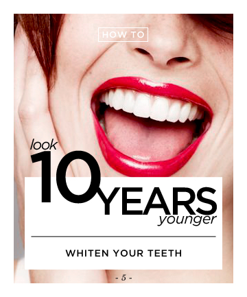 Make Over Your Mouth to Shave Off Five Years