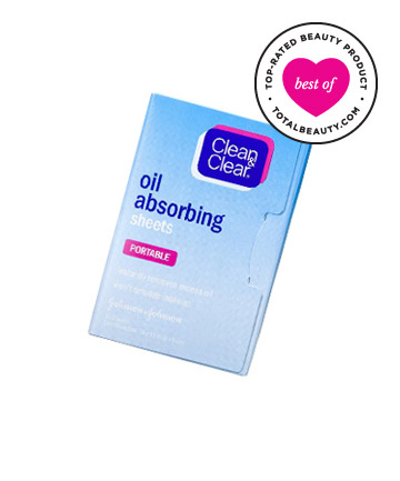 Best Oil-Control Product No. 12: Clean & Clear Oil Absorbing Sheets, $5.99