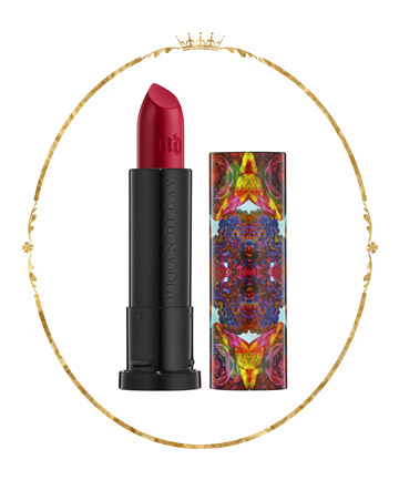 Try: Urban Decay Alice Through the Looking Glass Lipstick in Iracebeth, $18