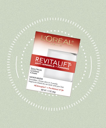 L'Oréal RevitaLift Anti-Wrinkle + Firming Face & Neck Contour Cream, $17.99