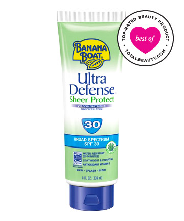 Best Sunscreen No. 8: Banana Boat Ultra Defense Lotion Sunscreen SPF 30, $6.92