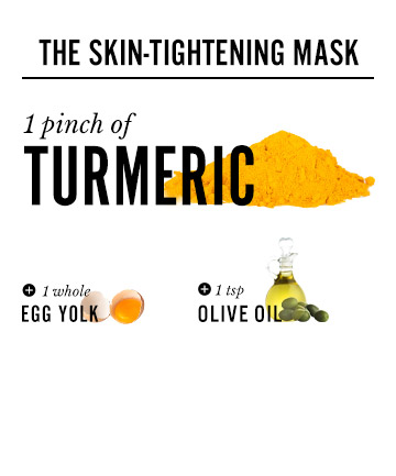 Face-Lifting Egg Yolk + Turmeric Mask