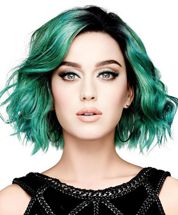 Green Hair With Green Eyes