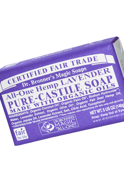 No. 6: Dr. Bronner's Classic Fair Trade Bar Soap, $4.49 