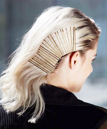 Bobby Pin Hairstyles: Side Swept