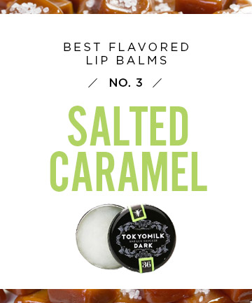 Best Flavored Lip Balm No. 3: TokyoMilk Dark Salted Caramel Lip Elixir, $7