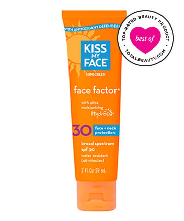 Best Sunscreen for Your Face No. 5: Kiss My Face Face Sunscreen Face Factor SPF 30, $12.95