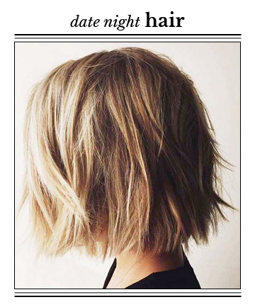 A Romantic Style for Short Hair