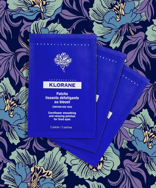 Klorane Smoothing and Relaxing Patches for Tired Eyes, $18