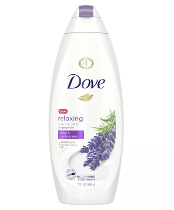 Dove Relaxing Body Wash with Lavender and Chamomile, $5.99