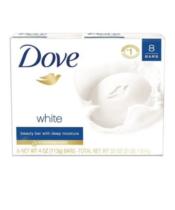 Dove White Beauty Bar, $1.29