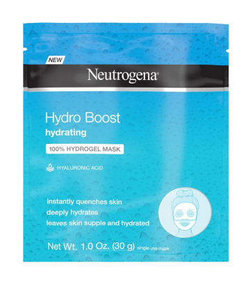 Neutrogena Hydro Boost Hydrating 100% Hydrogel Face Mask, $2.50