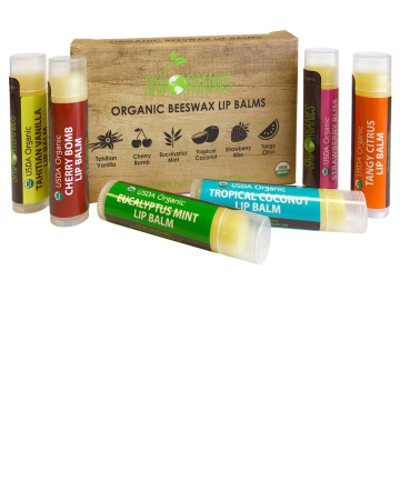 Sky Organics Organic Lip Balms 6 Pack Assorted Flavors, $9.95