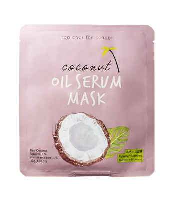 Too Cool for School Coconut Oil Serum Mask, $6