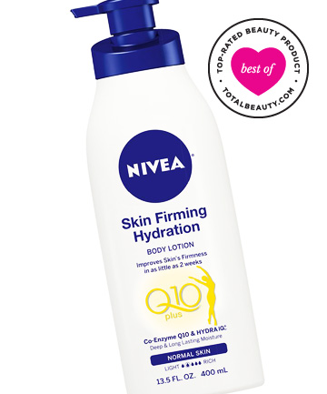 Best Body Firming Product No. 3: Nivea Skin Firming Body Lotion with Q10 Enriched Formula, $9.99