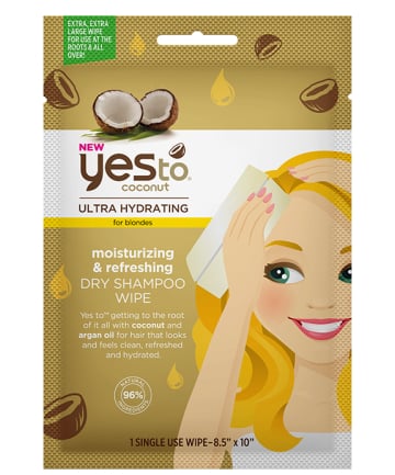 Yes to Coconut Moisturizing & Refreshing Dry Shampoo Wipe, $3.99