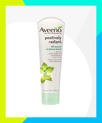 Aveeno Positively Radiant 60 Second In-Shower Facial, $7.99