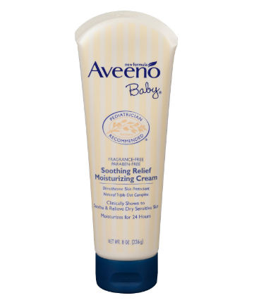 Best Eczema Treatment No. 7: Aveeno Baby Soothing Relief Moisture Cream, $6.99