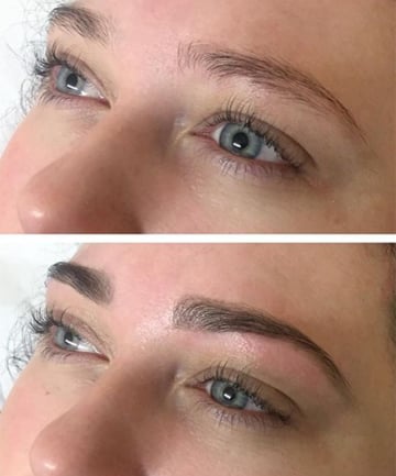 Tinting your brows a shade or two darker will help enhance your natural shape