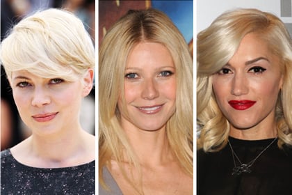 Celebs with the best platinum/solid blonde hair: