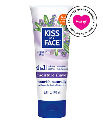 Best Hair Removal Product No. 3: Kiss My Face 4-in-1 Moisture Shave, $4.99