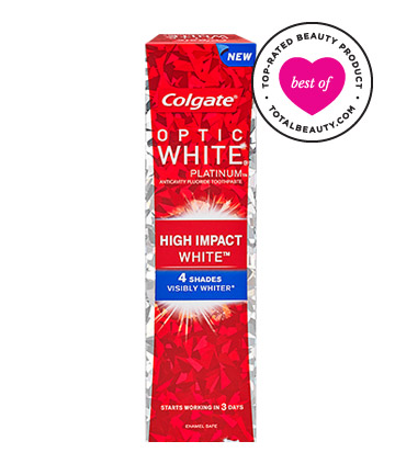 Best Toothpaste No. 5: Colgate Optic White Platinum High Impact White Toothpaste, $3.99