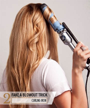 Fake a Blowout Trick No. 2: Curling Iron