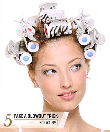 Fake a Blowout Trick No. 5: Hot Rollers