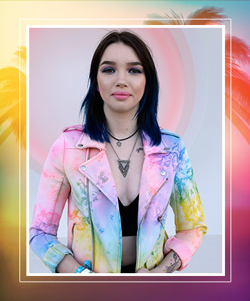 This Rainbow Leather Jacket (and Matching Makeup)