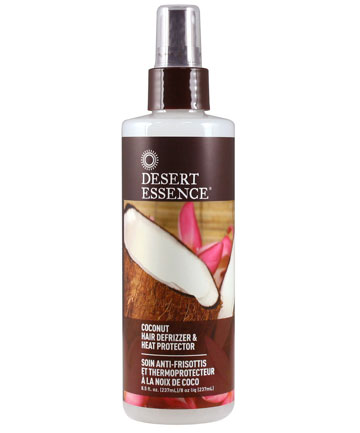 Desert Essence Coconut Hair Defrizzer and Heat Protector, $7.74