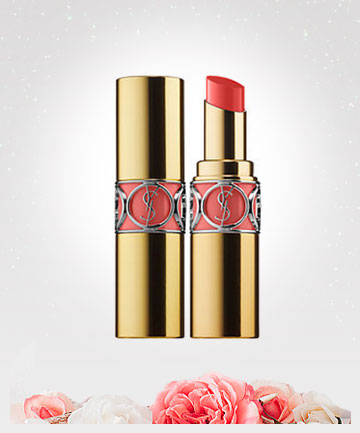 Try: YSL Rouge Volupte Shine Oil-in-Stick Lipstick in Orange Impertinent, $37