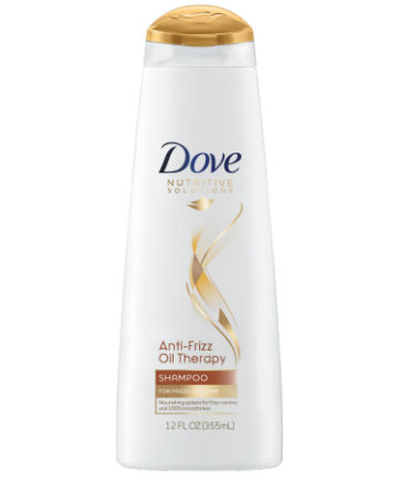Best Drugstore Shampoo No. 13: Dove Anti-Frizz Oil Therapy Shampoo, $4.79