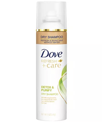Wednesday: Dove Detox and Purify Dry Shampoo, $4.89